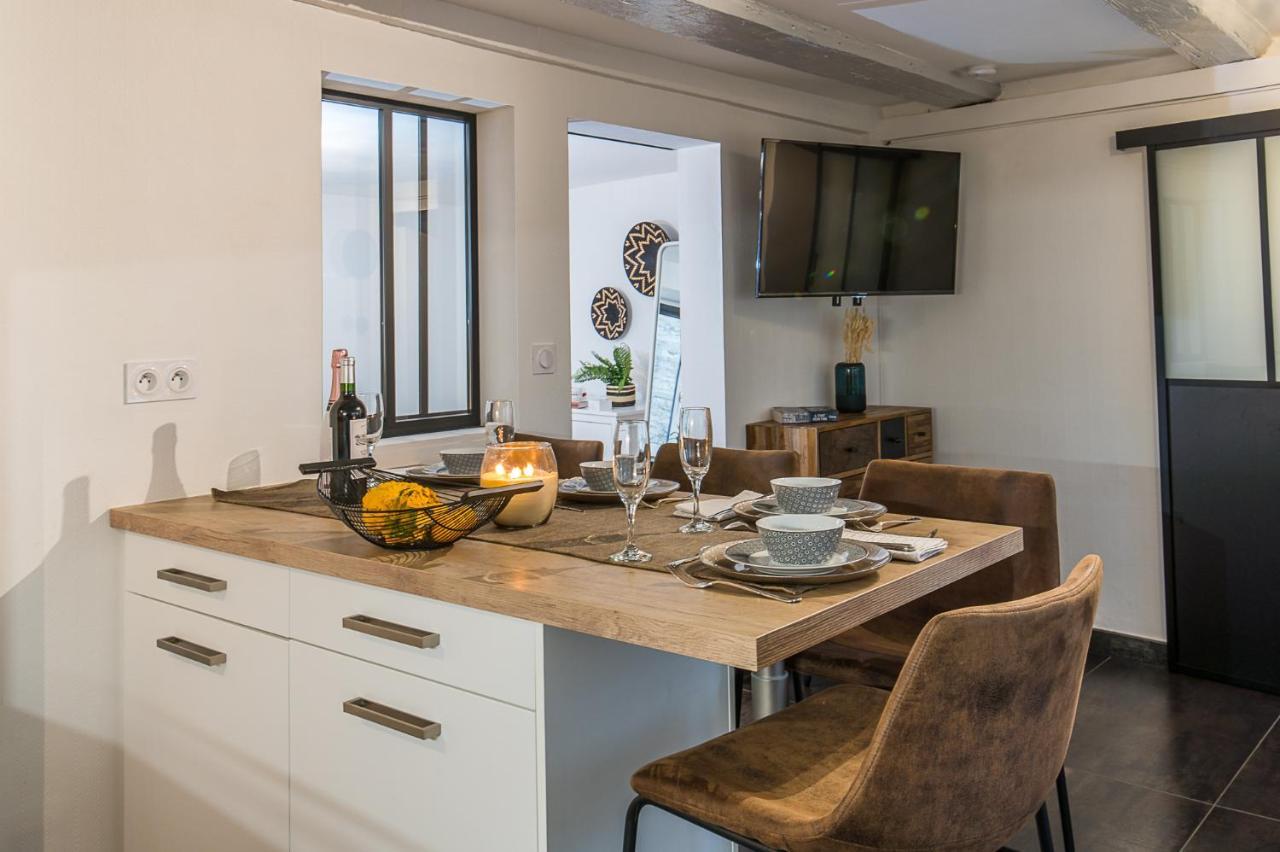 Appart 4 Pers Design Et Cosy Avec Jardin Au Coeur De Sélestat Kültér fotó