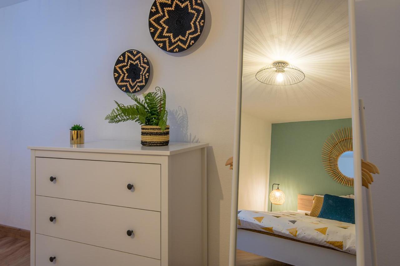 Appart 4 Pers Design Et Cosy Avec Jardin Au Coeur De Sélestat Kültér fotó