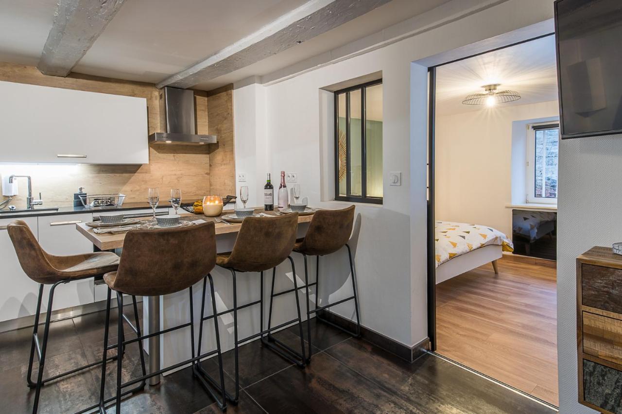 Appart 4 Pers Design Et Cosy Avec Jardin Au Coeur De Sélestat Kültér fotó